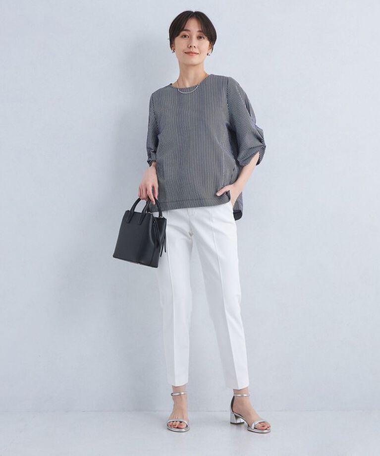 UNITED ARROWS green label relaxing「サッカー タックスリーブ プルオーバー カットソー -UVカット-」|Tシャツ・カットソー|