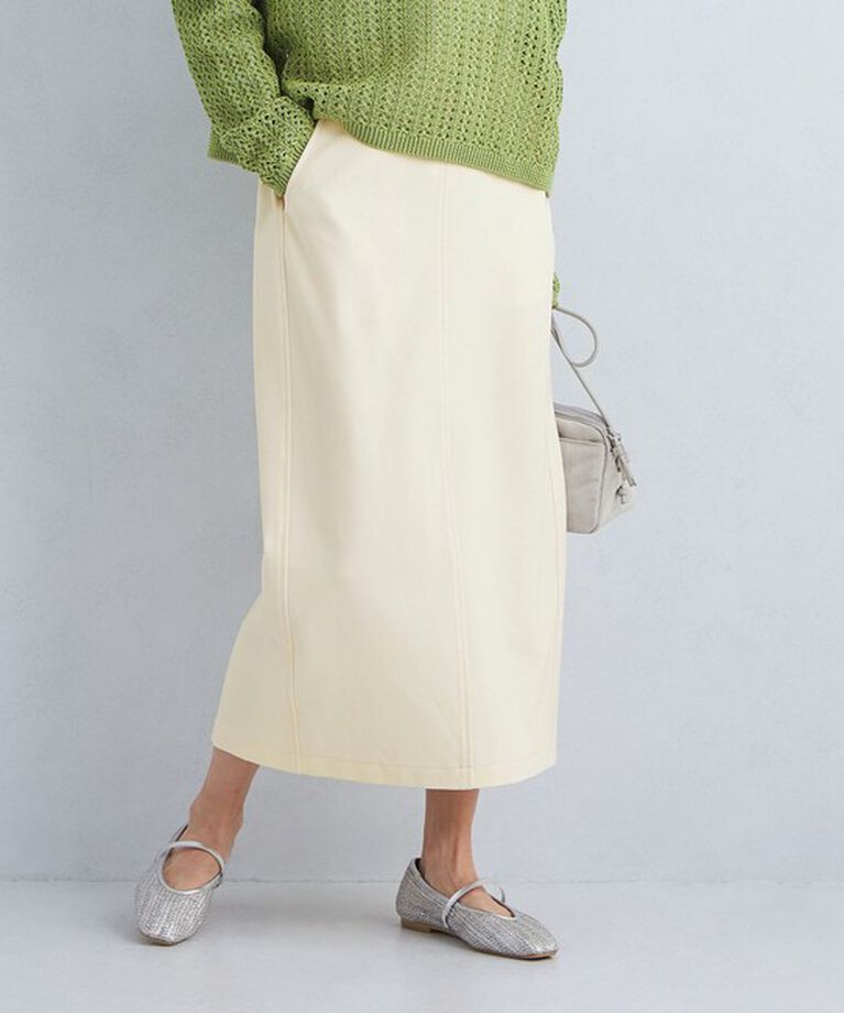 UNITED ARROWS green label relaxing「【WEB限定】［size SHORT/TALLあり］オルマイ タイト スカート」|タイト|OFF WHITE