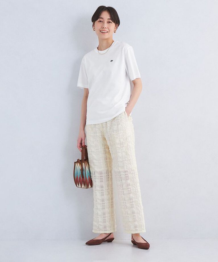 UNITED ARROWS green label relaxing「＜LACOSTE＞ワンポイント ソフトタッチ Tシャツ」|Tシャツ・カットソー|