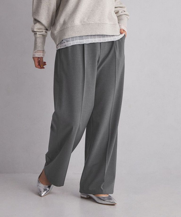 UNITED ARROWS green label relaxing「【WEB限定】＜at ease＞オルマイ ワイド パンツ -マシンウォッシャブル・ストレッチ・帯電防止-」|その他|