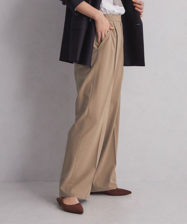 UNITED ARROWS green label relaxing「【WEB限定】＜at ease＞オルマイ ワイド パンツ -マシンウォッシャブル・ストレッチ・帯電防止-」|その他|