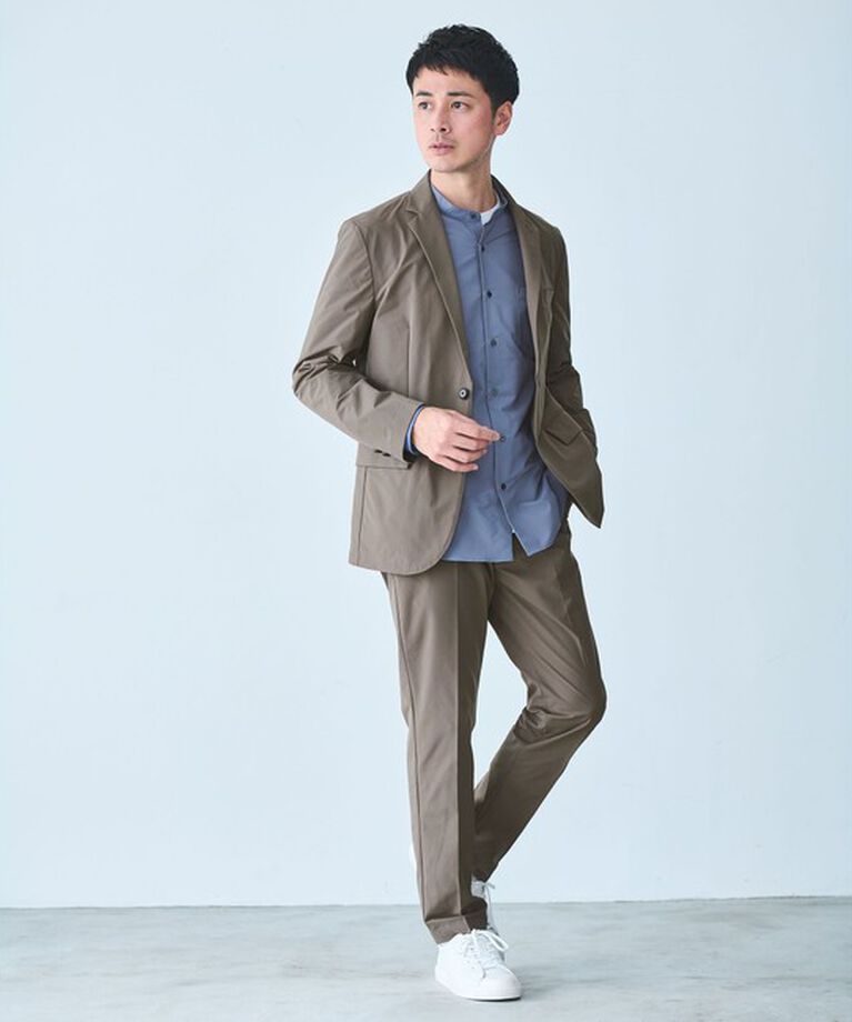 UNITED ARROWS green label relaxing「【WEB限定】JUST fit TEXBRID(R) ナロー セットアップ ジャケット＆パンツ -2WAYストレッチ・撥水-」|テーラードジャケット|MOCA