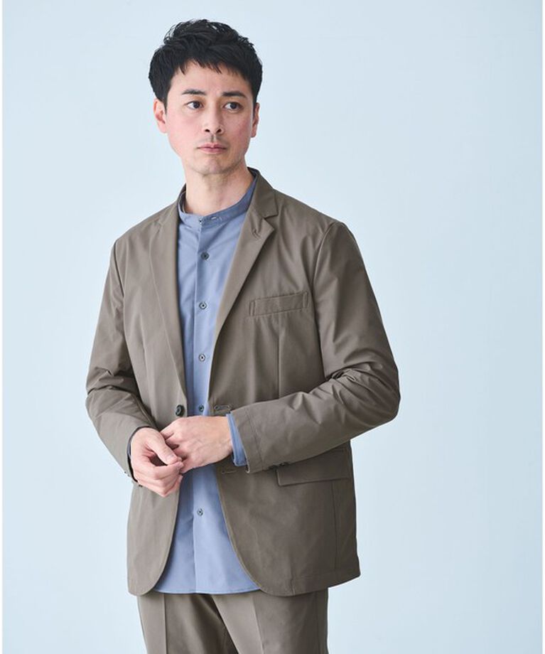 UNITED ARROWS green label relaxing「【WEB限定】JUST fit TEXBRID(R) ナロー セットアップ ジャケット＆パンツ -2WAYストレッチ・撥水-」|テーラードジャケット|