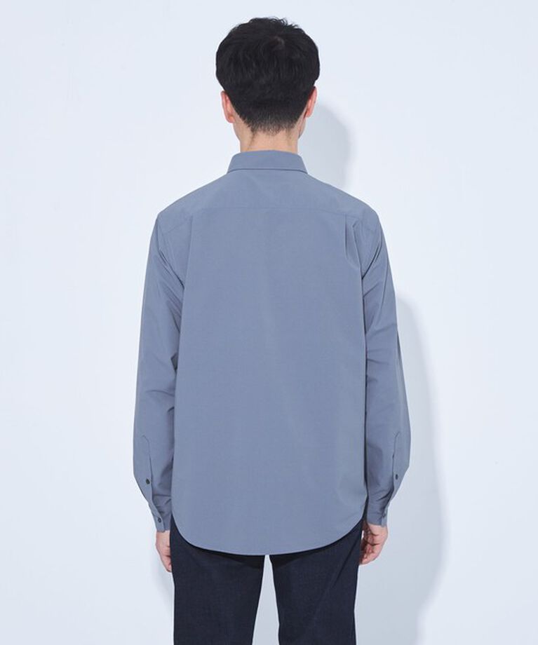 UNITED ARROWS green label relaxing「【WEB限定】JUST fit ワイドカラー 長袖 シャツ -ストレッチ-」|シャツ・ブラウス|