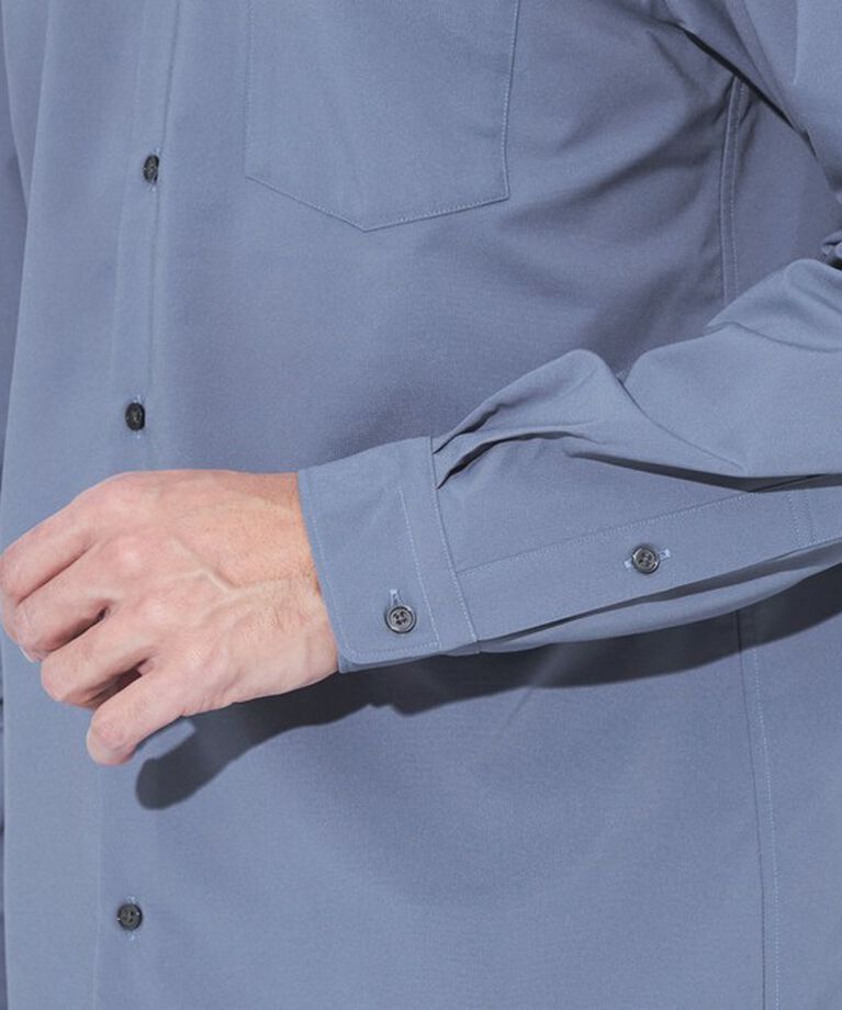 UNITED ARROWS green label relaxing「【WEB限定】JUST fit ワイドカラー 長袖 シャツ -ストレッチ-」|シャツ・ブラウス|