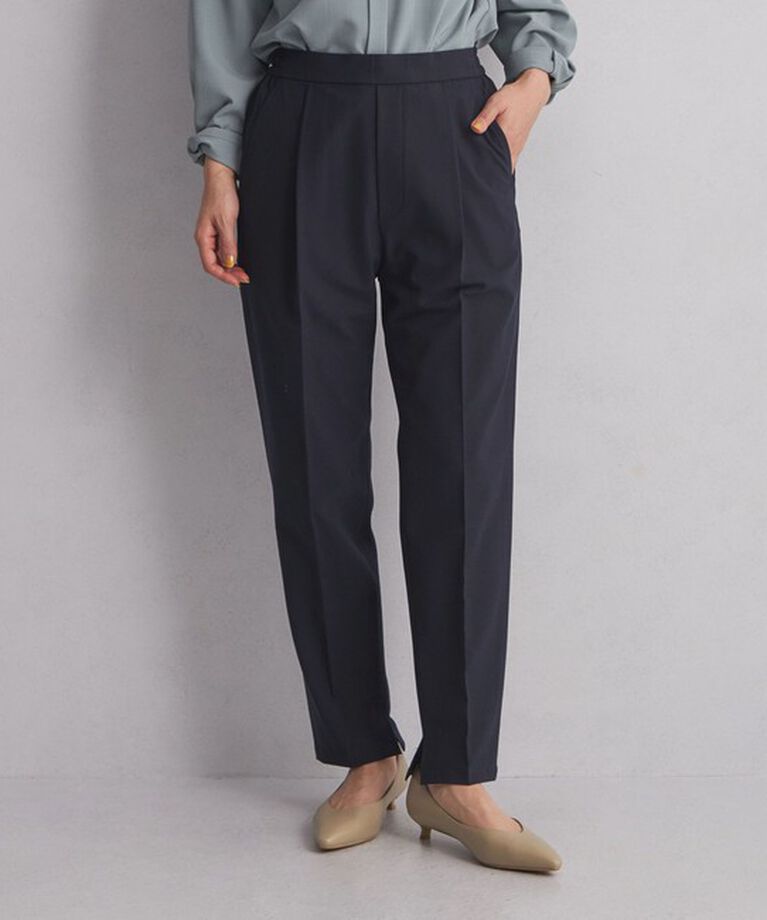 UNITED ARROWS green label relaxing「【WEB限定】＜at ease＞オルマイ テーパード パンツ -マシンウォッシャブル・ストレッチ・帯電防止-」|その他|NAVY