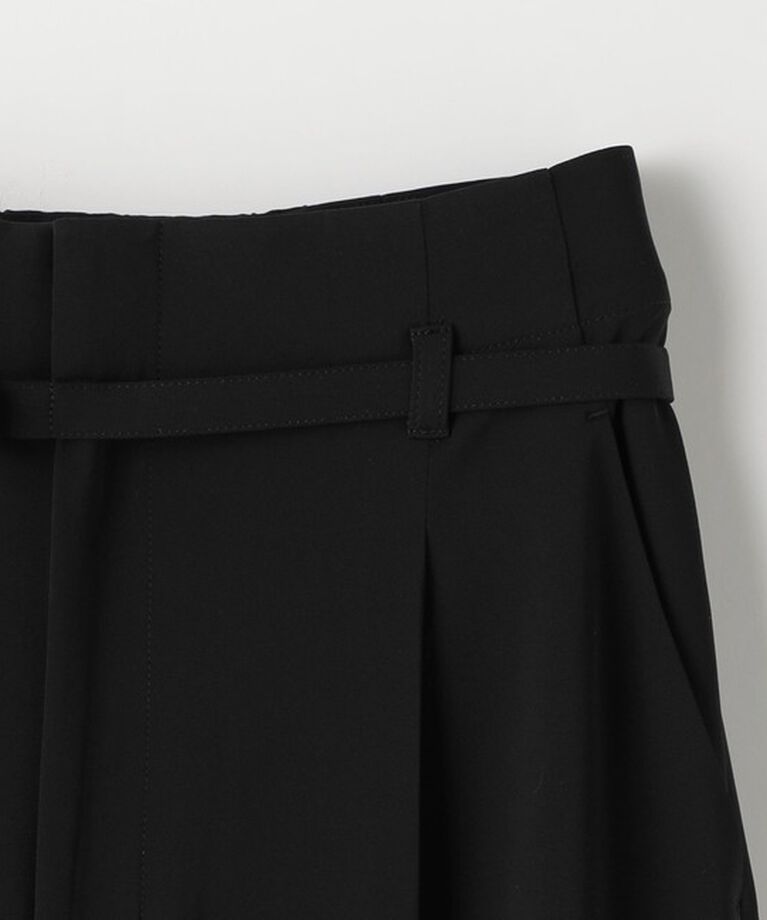 UNITED ARROWS green label relaxing「サラフール ベルト ワイド パンツ -マシンウォッシャブル・ストレッチ・UVカット-」|スラックス|