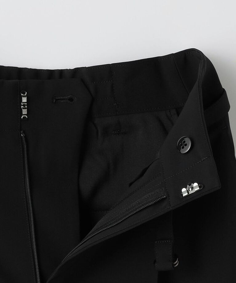 UNITED ARROWS green label relaxing「サラフール ベルト ワイド パンツ -マシンウォッシャブル・ストレッチ・UVカット-」|スラックス|