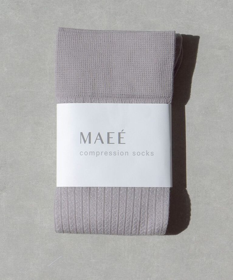 UNITED ARROWS green label relaxing「＜MAEE＞COMPRESSION SHEER ソックス」|ソックス|MD.GRAY