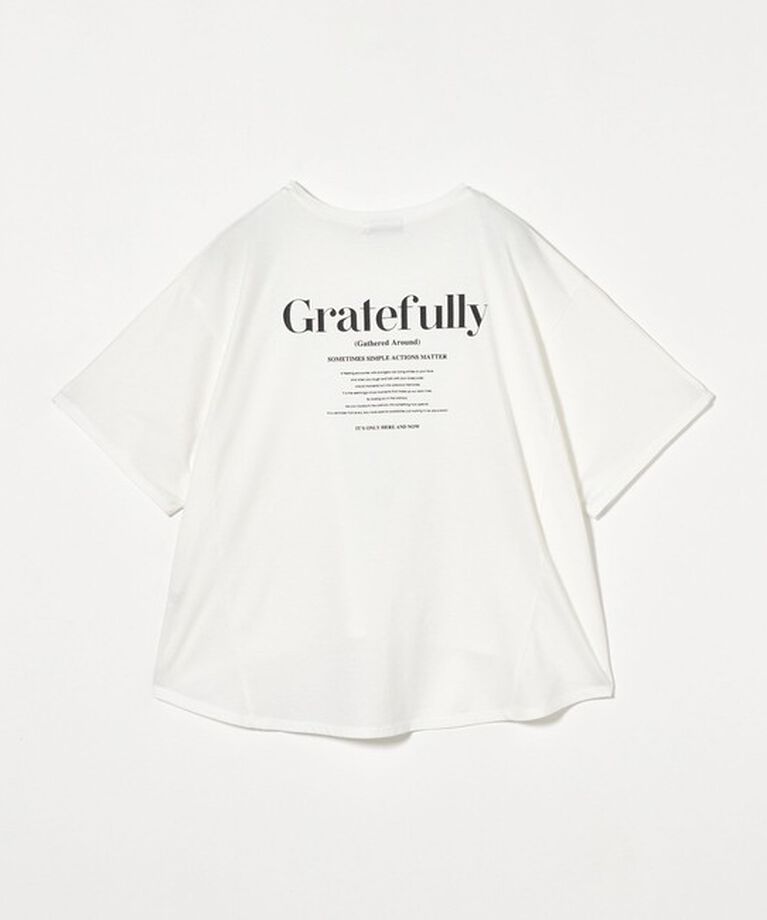 UNITED ARROWS green label relaxing「【WEB限定】＜at ease＞ドルマン グラフィック Tシャツ」|Tシャツ・カットソー|
