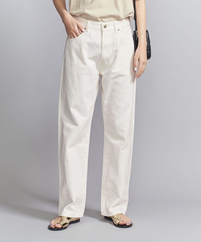 BEAUTY&YOUTH UNITED ARROWS「【WEB限定】5ポケット ストレートデニムパンツ -ウォッシャブル-」|デニム|OFF WHITE