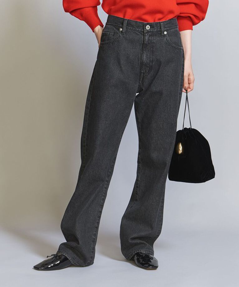 BEAUTY&YOUTH UNITED ARROWS「【WEB限定】5ポケット ストレートデニムパンツ -ウォッシャブル-」|デニム|BLACK