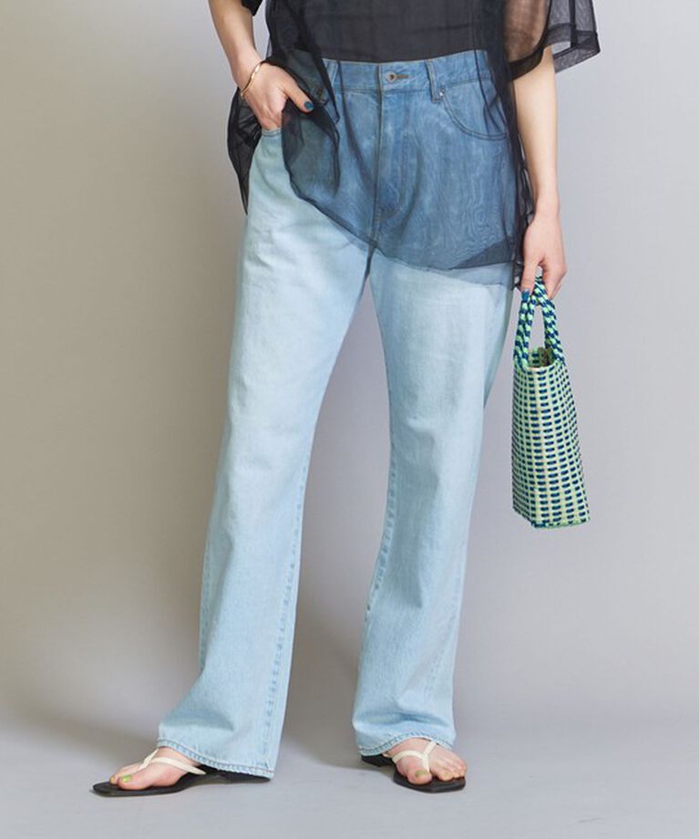 BEAUTY&YOUTH UNITED ARROWS「【WEB限定】5ポケット ストレートデニムパンツ -ウォッシャブル-」|デニム|