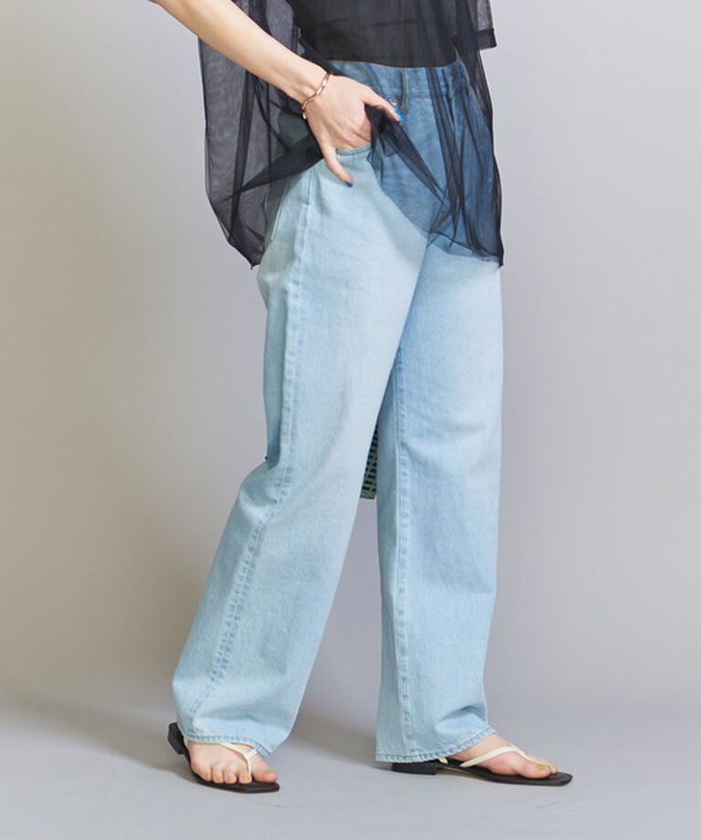 BEAUTY&YOUTH UNITED ARROWS「【WEB限定】5ポケット ストレートデニムパンツ -ウォッシャブル-」|デニム|
