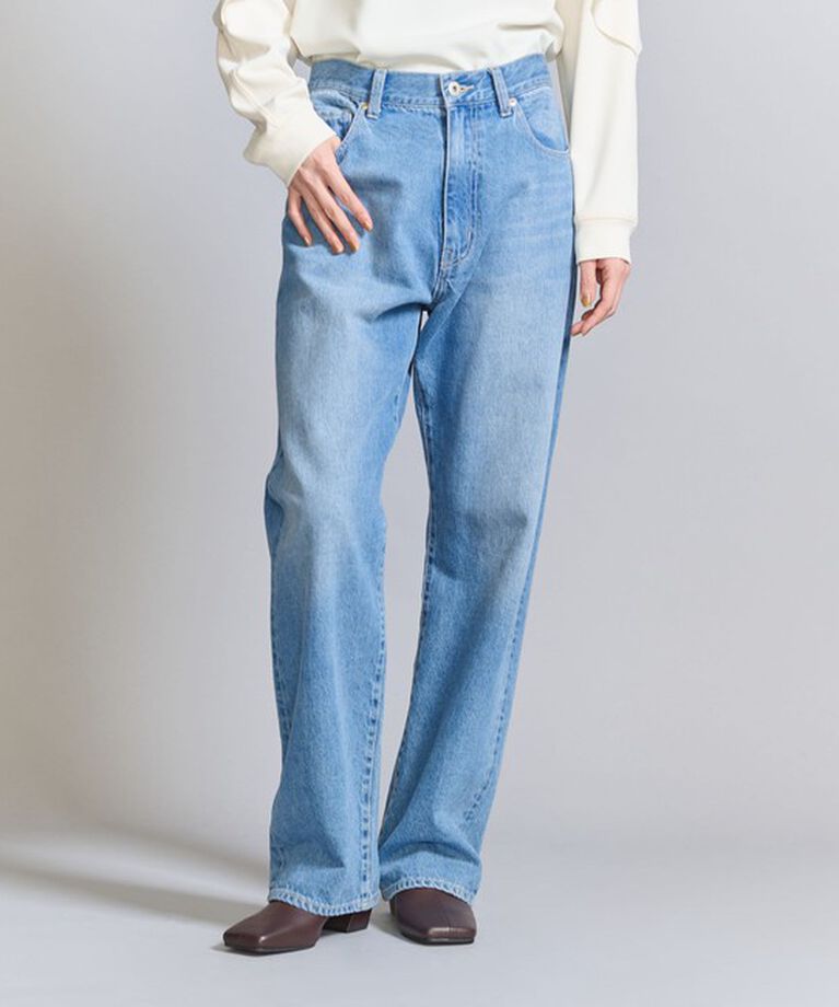 BEAUTY&YOUTH UNITED ARROWS「【WEB限定】5ポケット ストレートデニムパンツ -ウォッシャブル-」|デニム|COBALT