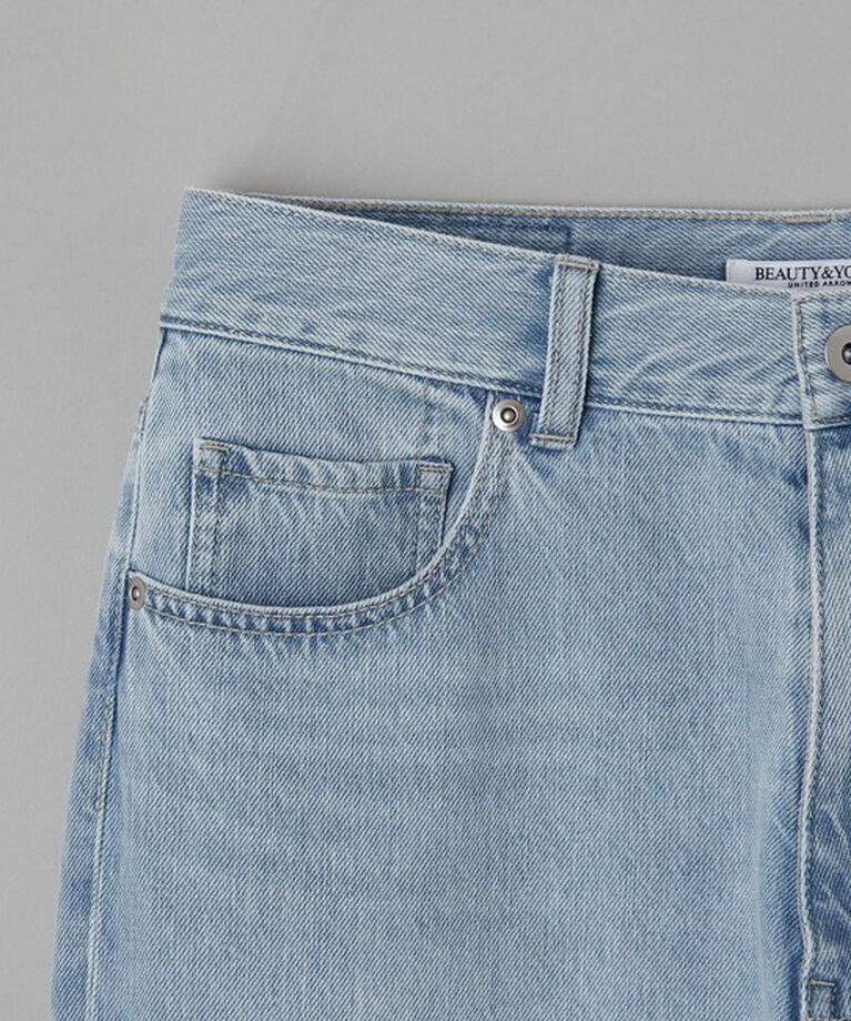 BEAUTY&YOUTH UNITED ARROWS「【WEB限定】5ポケット ストレートデニムパンツ -ウォッシャブル-」|デニム|