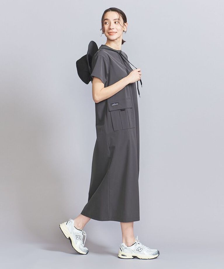 BEAUTY&YOUTH UNITED ARROWS「【別注】＜THOUSAND MILE＞ショートスリーブワンピース -はっ水/ウォッシャブル-」|ワンピース|