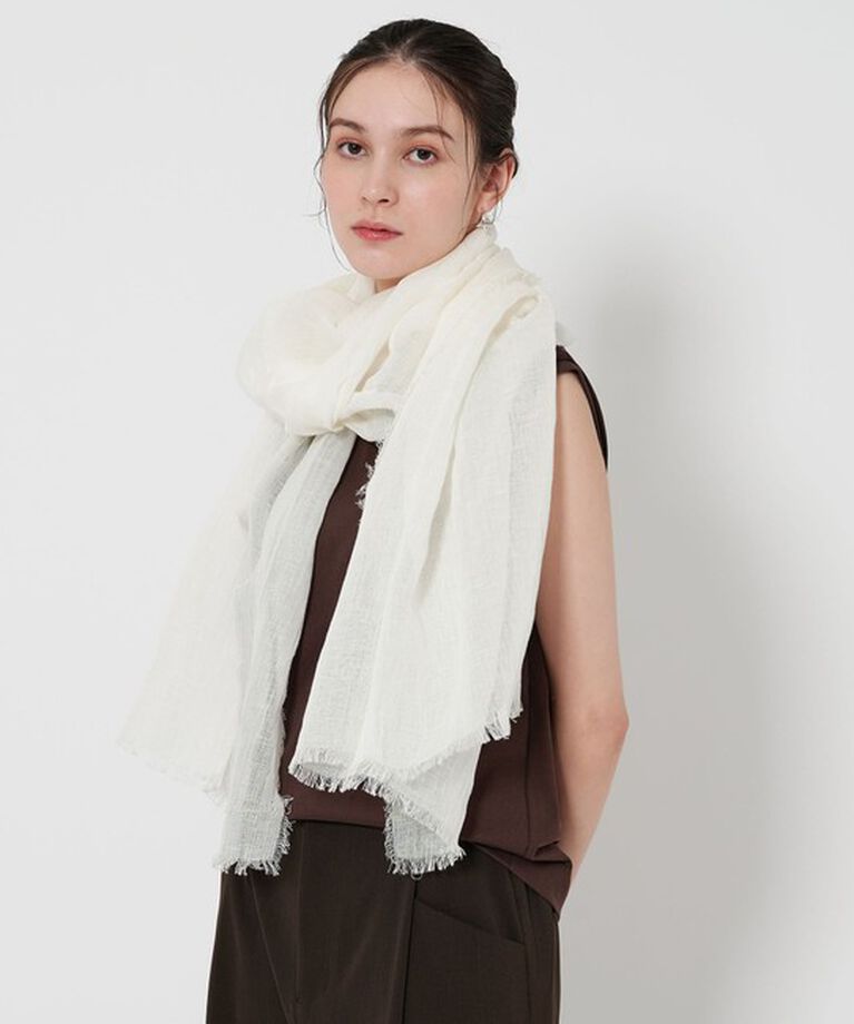 BEAUTY&YOUTH UNITED ARROWS「麻混 カラーストール」|ストール|