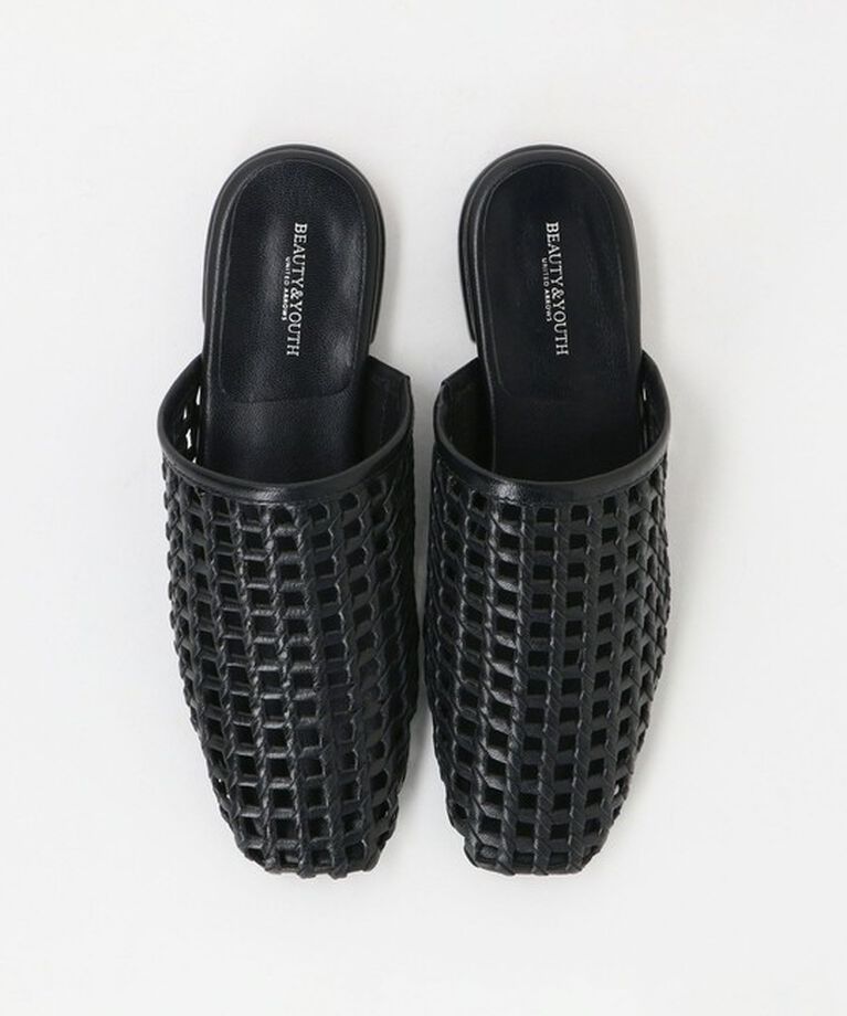BEAUTY&YOUTH UNITED ARROWS「メッシュ スライダーサンダル」|サンダル|