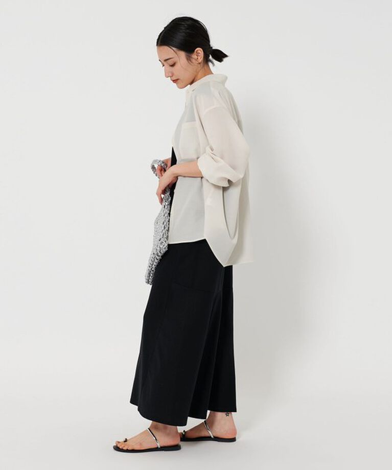 BEAUTY&YOUTH UNITED ARROWS「【WEB限定 Wardrobe DAILY MINIMAL】ティアード フレンチスリーブワンピース ー接触冷感/ウォッシャブルー」|ワンピース|