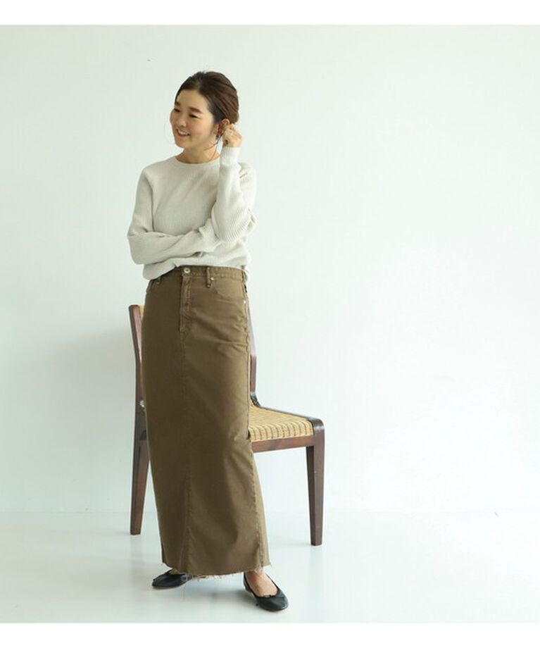 Demi-Luxe BEAMS 「upper hights × Demi-Luxe BEAMS / 別注THE HERENA スカート」|スカート|別注BROWN