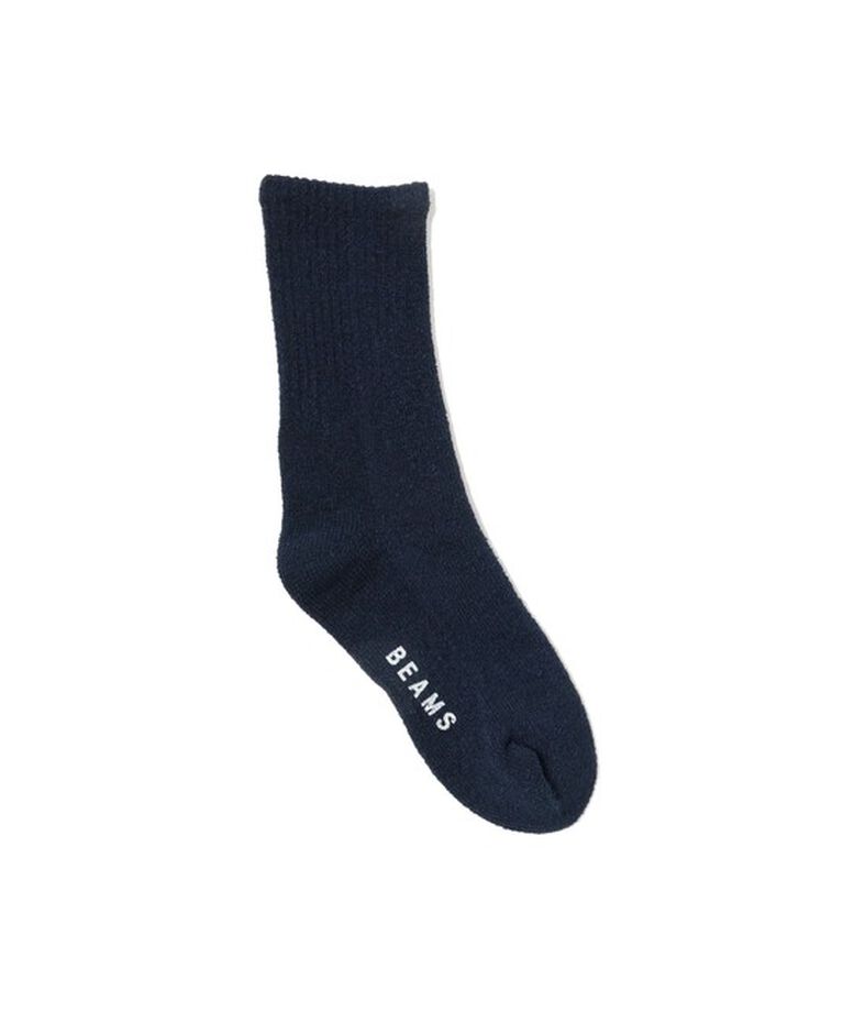 BEAMS「ドライクルーソックス」|ソックス|NAVY