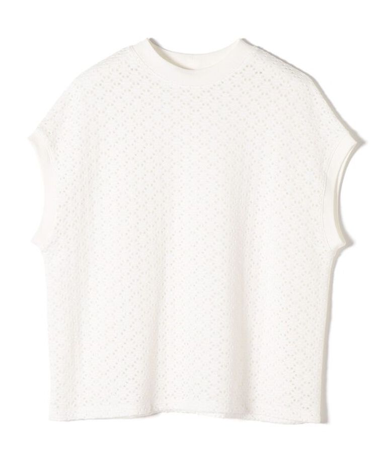 SHIPS for women「【WEB限定】〈手洗い可能〉アイレット クルーネック プルオーバー」|Tシャツ・カットソー|