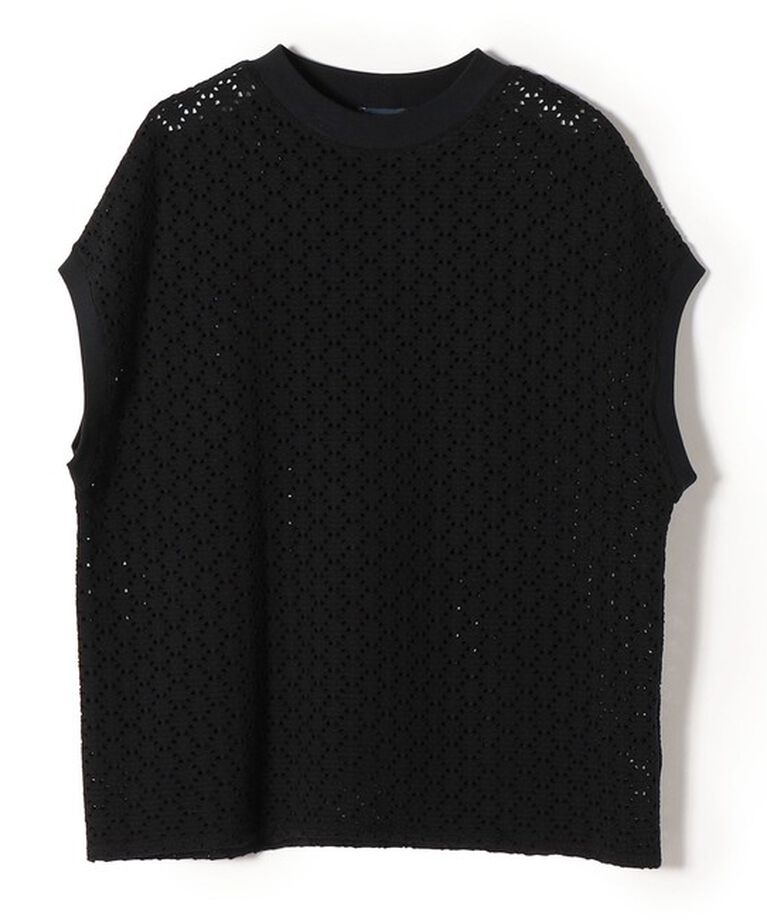 SHIPS for women「【WEB限定】〈手洗い可能〉アイレット クルーネック プルオーバー」|Tシャツ・カットソー|