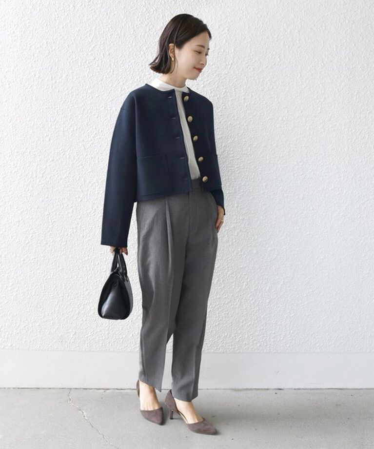 SHIPS for women「*〈手洗い可能〉 ミラノリブ ゴールド ボタン ニット ジャケット 24SS ◇」|カーディガン|
