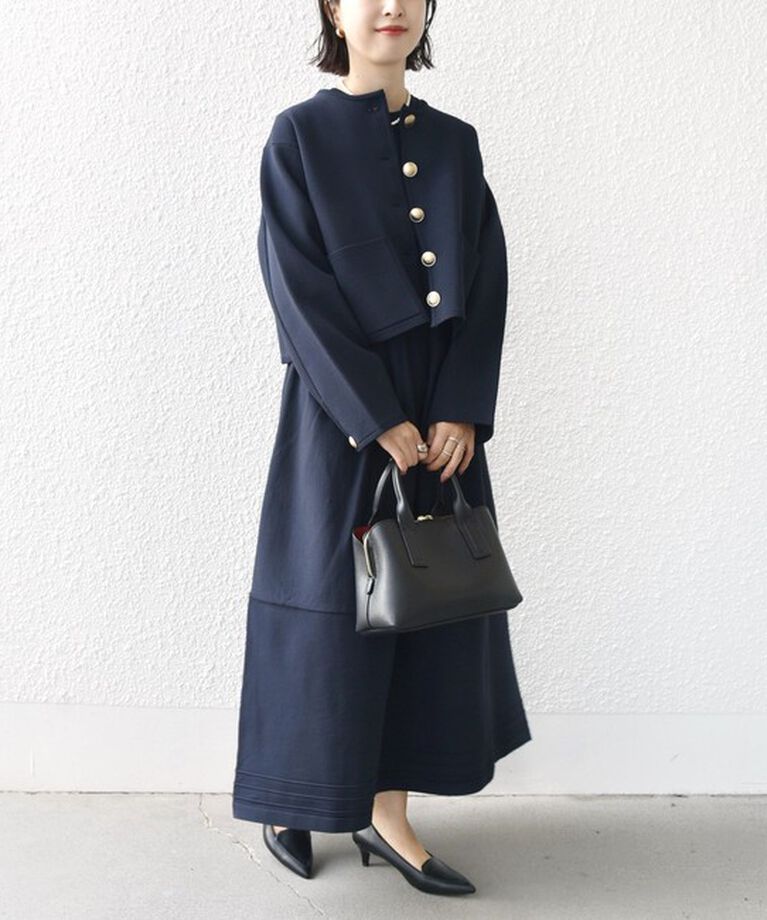 SHIPS for women「*〈手洗い可能〉 ミラノリブ ゴールド ボタン ニット ジャケット 24SS ◇」|カーディガン|