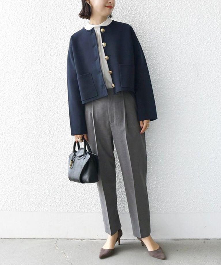 SHIPS for women「*〈手洗い可能〉 ミラノリブ ゴールド ボタン ニット ジャケット 24SS ◇」|カーディガン|