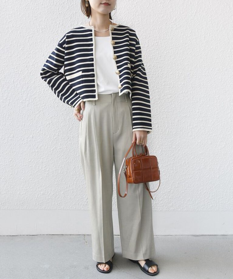 SHIPS for women「*〈手洗い可能〉 ミラノリブ ゴールド ボタン ニット ジャケット 24SS ◇」|カーディガン|