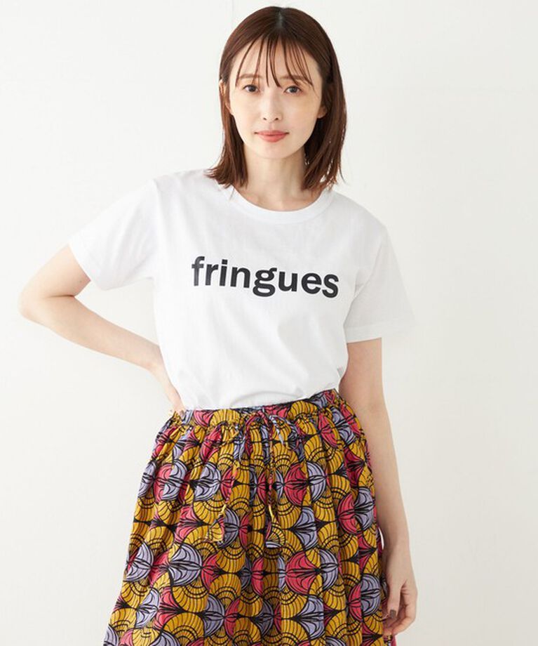 SHIPS Colors 「SHIPS Colors:FRINGUES ロゴ プリント TEE◇」|Tシャツ・カットソー|