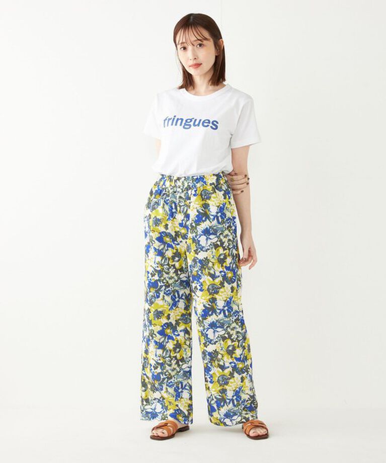 SHIPS Colors 「SHIPS Colors:FRINGUES ロゴ プリント TEE◇」|Tシャツ・カットソー|
