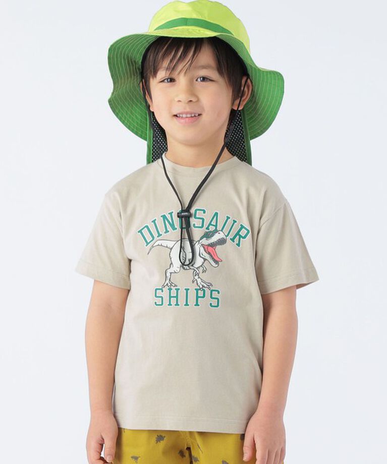 SHIPS KIDS「SHIPS KIDS:〈UVカット/撥水/吸水速乾〉サファリ ハット」|ハット|