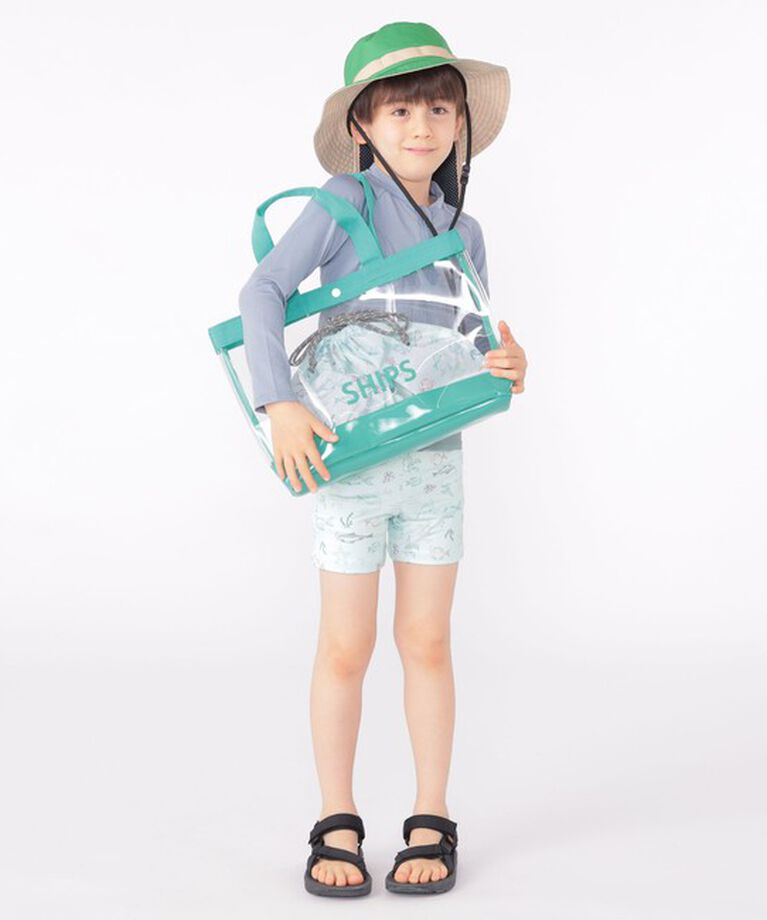 SHIPS KIDS「SHIPS KIDS:〈UVカット/撥水/吸水速乾〉サファリ ハット」|ハット|