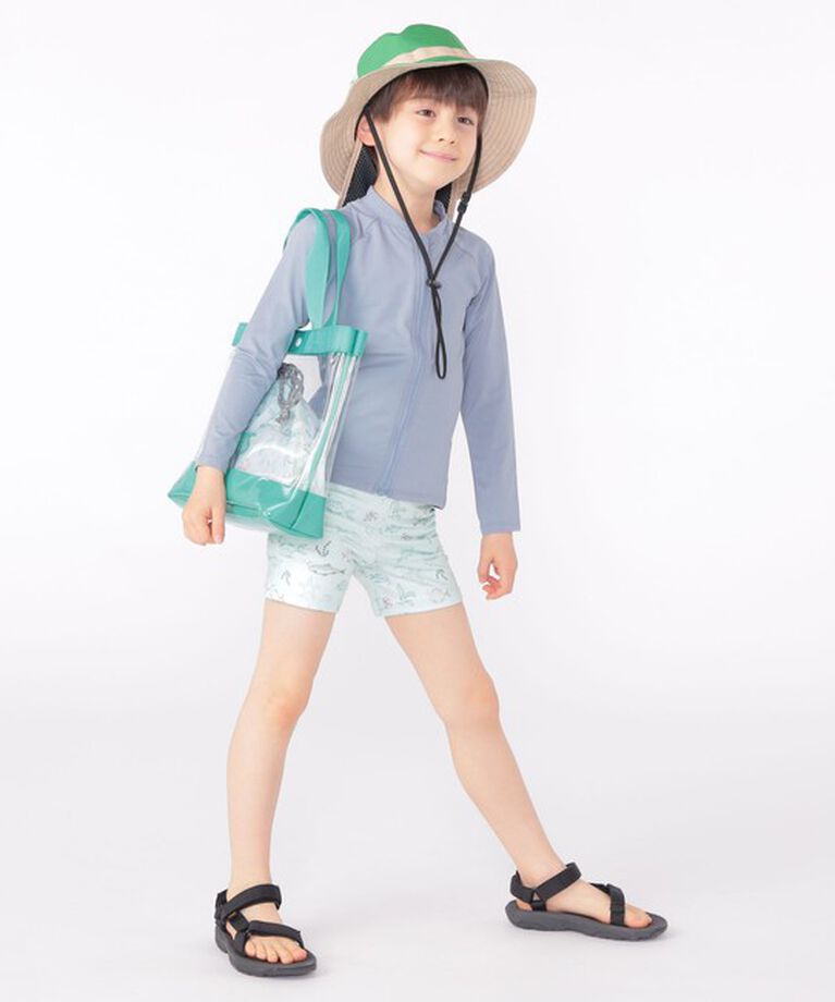 SHIPS KIDS「SHIPS KIDS:〈UVカット/撥水/吸水速乾〉サファリ ハット」|ハット|