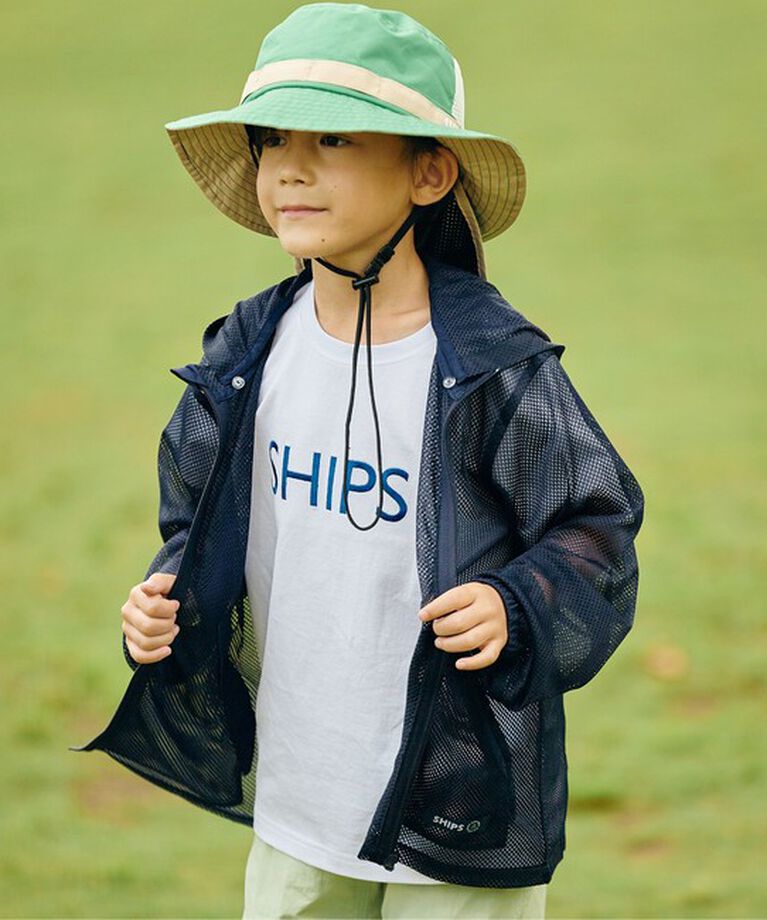 SHIPS KIDS「SHIPS KIDS:〈UVカット/撥水/吸水速乾〉サファリ ハット」|ハット|