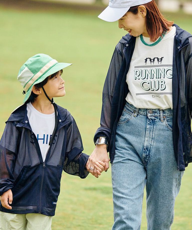 SHIPS KIDS「SHIPS KIDS:〈UVカット/撥水/吸水速乾〉サファリ ハット」|ハット|