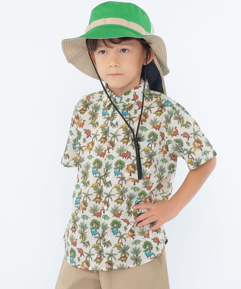 SHIPS KIDS「SHIPS KIDS:〈UVカット/撥水/吸水速乾〉サファリ ハット」|ハット|