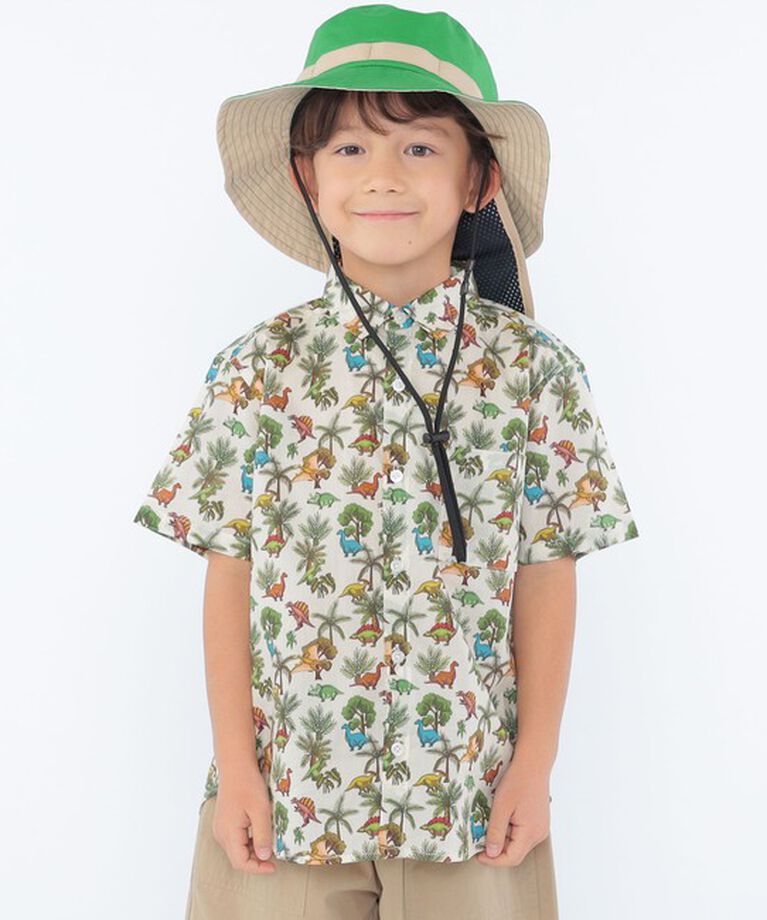 SHIPS KIDS「SHIPS KIDS:〈UVカット/撥水/吸水速乾〉サファリ ハット」|ハット|