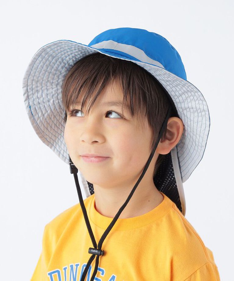 SHIPS KIDS「SHIPS KIDS:〈UVカット/撥水/吸水速乾〉サファリ ハット」|ハット|