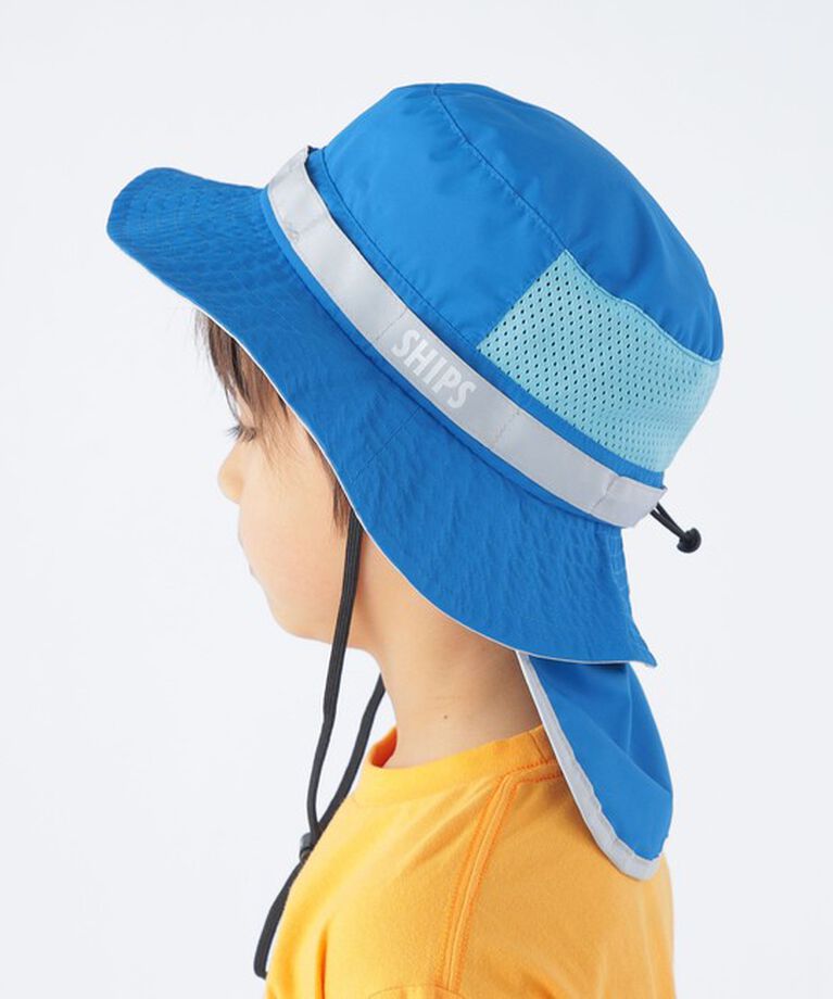 SHIPS KIDS「SHIPS KIDS:〈UVカット/撥水/吸水速乾〉サファリ ハット」|ハット|