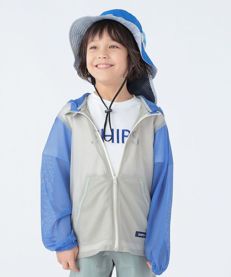 SHIPS KIDS「SHIPS KIDS:〈UVカット/撥水/吸水速乾〉サファリ ハット」|ハット|
