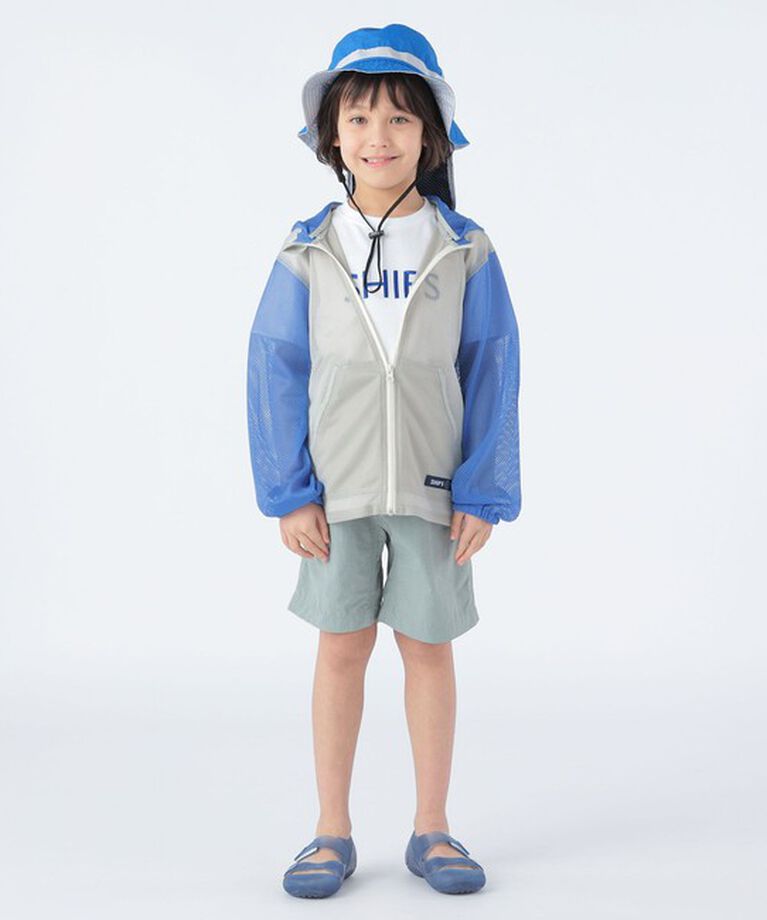 SHIPS KIDS「SHIPS KIDS:〈UVカット/撥水/吸水速乾〉サファリ ハット」|ハット|