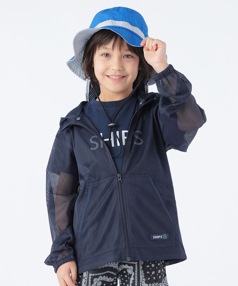 SHIPS KIDS「SHIPS KIDS:〈UVカット/撥水/吸水速乾〉サファリ ハット」|ハット|