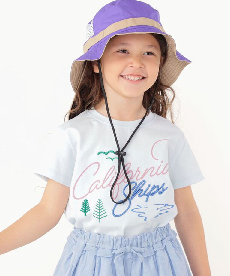 SHIPS KIDS「SHIPS KIDS:〈UVカット/撥水/吸水速乾〉サファリ ハット」|ハット|
