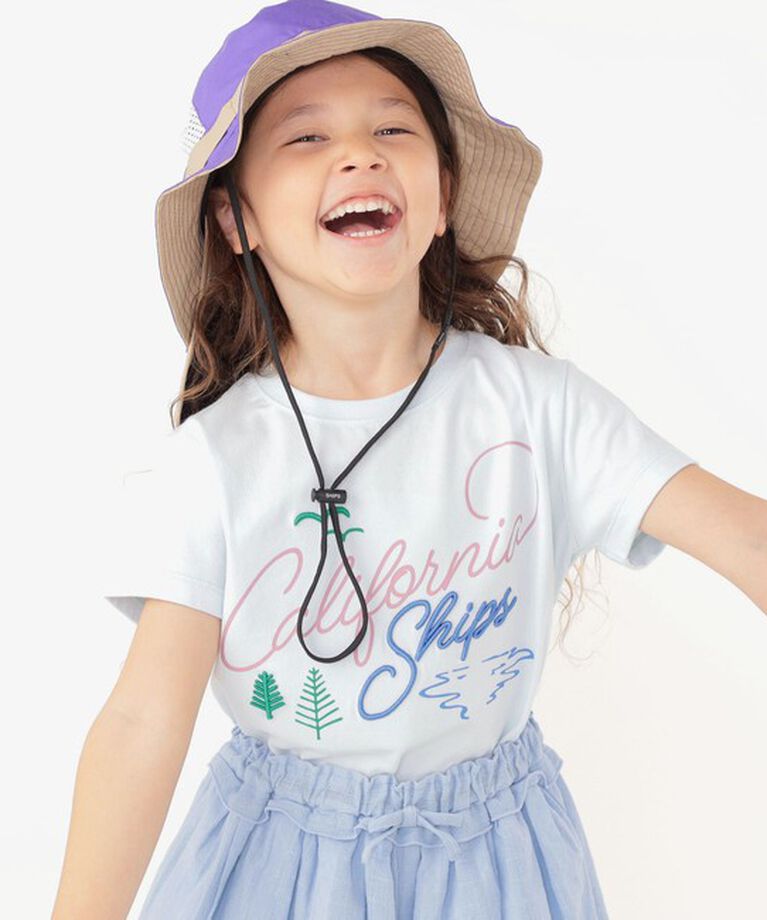 SHIPS KIDS「SHIPS KIDS:〈UVカット/撥水/吸水速乾〉サファリ ハット」|ハット|