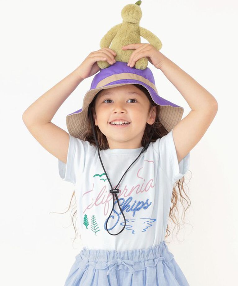 SHIPS KIDS「SHIPS KIDS:〈UVカット/撥水/吸水速乾〉サファリ ハット」|ハット|