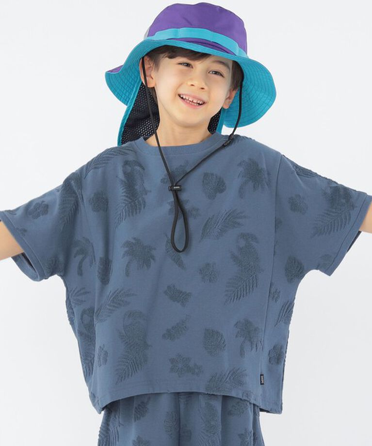 SHIPS KIDS「SHIPS KIDS:〈UVカット/撥水/吸水速乾〉サファリ ハット」|ハット|